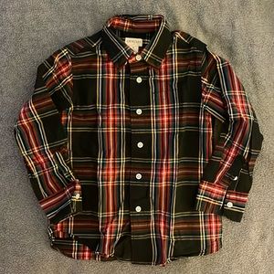 Jcrew factory crewcuts boys plaid shirt. EUC